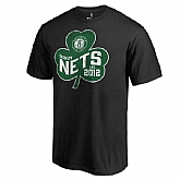 Men's Brooklyn Nets Fanatics Branded Black Big & Tall St. Patrick's Day Paddy's Pride T-Shirt FengYun,baseball caps,new era cap wholesale,wholesale hats