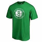 Men's Brooklyn Nets Fanatics Branded Kelly Green St. Patrick's Day White Logo T-Shirt FengYun,baseball caps,new era cap wholesale,wholesale hats