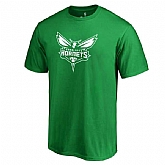 Men's Charlotte Hornets Fanatics Branded Kelly Green St. Patrick's Day White Logo T-Shirt FengYun,baseball caps,new era cap wholesale,wholesale hats