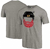 Men's Chicago Blackhawks 2017 Stanley Cup Playoffs Gray Short Sleeve T-Shirt FengYun,baseball caps,new era cap wholesale,wholesale hats