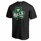 Men's Chicago Bulls Fanatics Branded Black Big & Tall St. Patrick's Day Paddy's Pride T-Shirt FengYun,baseball caps,new era cap wholesale,wholesale hats