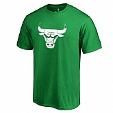 Men's Chicago Bulls Fanatics Branded Kelly Green St. Patrick's Day White Logo T-Shirt FengYun,baseball caps,new era cap wholesale,wholesale hats