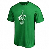 Men's Cleveland Cavaliers Branded Kelly Green St. Patrick's Day White Logo T-Shirt FengYun,baseball caps,new era cap wholesale,wholesale hats