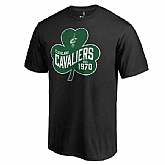 Men's Cleveland Cavaliers Fanatics Branded Black Big & Tall St. Patrick's Day Paddy's Pride T-Shirt FengYun,baseball caps,new era cap wholesale,wholesale hats