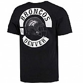 Men's Denver Broncos Nike Black Helmet Tri Blend T-Shirt2 FengYun,baseball caps,new era cap wholesale,wholesale hats