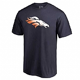 Men's Denver Broncos Pro Line by Fanatics Branded Navy Big & Tall Gradient Logo T-Shirt FengYun,baseball caps,new era cap wholesale,wholesale hats