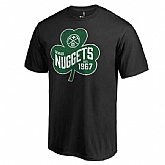 Men's Denver Nuggets Fanatics Branded Black Big & Tall St. Patrick's Day Paddy's Pride T-Shirt FengYun,baseball caps,new era cap wholesale,wholesale hats