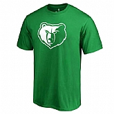 Men's Memphis Grizzlies Fanatics Branded Kelly Green St. Patrick's Day White Logo T-Shirt FengYun,baseball caps,new era cap wholesale,wholesale hats