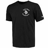 Men's Minnesota Vikings Nike Black Helmet Tri Blend T-Shirt FengYun,baseball caps,new era cap wholesale,wholesale hats