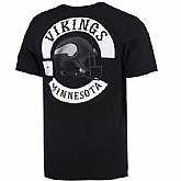 Men's Minnesota Vikings Nike Black Helmet Tri Blend T-Shirt2 FengYun,baseball caps,new era cap wholesale,wholesale hats