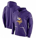 Men's Minnesota Vikings Nike Champ Drive Vapor Speed Pullover Hoodie Purple FengYun,baseball caps,new era cap wholesale,wholesale hats