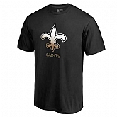 Men's New Orleans Saints Pro Line by Fanatics Branded Black Big & Tall Gradient Logo T-Shirt FengYun,baseball caps,new era cap wholesale,wholesale hats