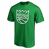 Men's Sacramento Kings Fanatics Branded Kelly Green St. Patrick's Day White Logo T-Shirt FengYun,baseball caps,new era cap wholesale,wholesale hats