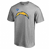 Men's San Diego Chargers Pro Line by Fanatics Branded Heather Gray 2017 NFL Draft Athletic Heather T-Shirt FengYun,baseball caps,new era cap wholesale,wholesale hats