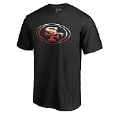 Men's San Francisco 49ers Pro Line by Fanatics Branded Black Big & Tall Gradient Logo T-Shirt FengYun,baseball caps,new era cap wholesale,wholesale hats