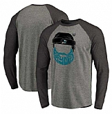 Men's San Jose Sharks 2017 Stanley Cup Playoffs Gray Long Sleeve T-Shirt FengYun,baseball caps,new era cap wholesale,wholesale hats