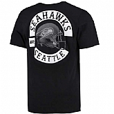 Men's Seattle Seahawks Nike Black Helmet Tri Blend T-Shirt2 FengYun,baseball caps,new era cap wholesale,wholesale hats