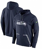 Men's Seattle Seahawks Nike Champ Drive Vapor Speed Pullover Hoodie College Navy FengYun,baseball caps,new era cap wholesale,wholesale hats