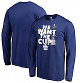 Men's Toronto Maple Leafs Fanatics Branded 2017 NHL Stanley Cup Playoffs Participant Blue Line Long Sleeve T Shirt Royal FengYun,baseball caps,new era cap wholesale,wholesale hats