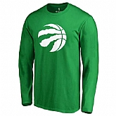 Men's Toronto Raptors Fanatics Branded Kelly Green St. Patrick's Day White Logo Long Sleeve T-Shirt FengYun,baseball caps,new era cap wholesale,wholesale hats