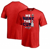 Men's Washington Capitals Fanatics Branded 2017 NHL Stanley Cup Playoff Participant Blue Line T Shirt Red FengYun,baseball caps,new era cap wholesale,wholesale hats