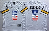 Michigan Wolverines #5 Jabrill Peppers White USA Flag College Stitched Jersey,baseball caps,new era cap wholesale,wholesale hats