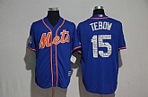 New York Mets #15 Tebow Blue 2017 Spring Training Flexbase Collection Stitched Jersey,baseball caps,new era cap wholesale,wholesale hats