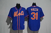 New York Mets #31 Mike Piazza Blue New Cool Base Stitched Jersey,baseball caps,new era cap wholesale,wholesale hats