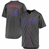 New York Mets #34 Noah Syndergaard Gray 2017 New Cool Base Stitched MLB Jersey JiaSu,baseball caps,new era cap wholesale,wholesale hats