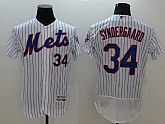 New York Mets #34 Noah Syndergaard White Flexbase Collection Stitched MLB Jersey,baseball caps,new era cap wholesale,wholesale hats
