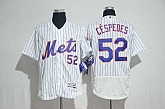 New York Mets #52 Yoenis Cespedes White Flexbase Collection Stitched MLB Jersey,baseball caps,new era cap wholesale,wholesale hats