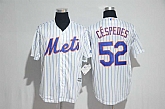 New York Mets #52 Yoenis Cespedes White New Cool Base Stitched Jersey,baseball caps,new era cap wholesale,wholesale hats