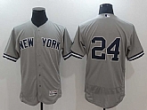 New York Yankees #24 Gary Sanchez Gray Flexbase Collection Stitched MLB Jersey,baseball caps,new era cap wholesale,wholesale hats