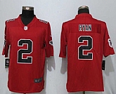 Nike Limited Atlanta Falcons #2 Ryan Red Color Rush Stitched NFL Jersey,baseball caps,new era cap wholesale,wholesale hats