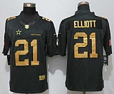 Nike Limited Dallas Cowboys #21 Elliott Gold Anthracite Salute To Service Stitched NFL Jersey,baseball caps,new era cap wholesale,wholesale hats