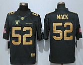 Nike Limited Oakland Raiders #52 Mack Gold Anthracite Salute To Service Stitched NFL Jersey,baseball caps,new era cap wholesale,wholesale hats