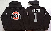 Ohio State Buckeyes #1 Dontre Wilson Black Men's Pullover Stitched Hoodie,baseball caps,new era cap wholesale,wholesale hats