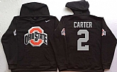 Ohio State Buckeyes #2 Chris Carter Black Men's Pullover Stitched Hoodie,baseball caps,new era cap wholesale,wholesale hats