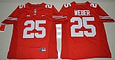 Ohio State Buckeyes #25 Mike Weber Red College Football Stitched Jersey,baseball caps,new era cap wholesale,wholesale hats