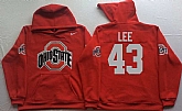 Ohio State Buckeyes #43 Darron Lee Red Men's Pullover Stitched Hoodie,baseball caps,new era cap wholesale,wholesale hats