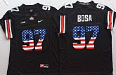 Ohio State Buckeyes #97 Joey Bosa Black USA Flag College Football Stitched Jersey,baseball caps,new era cap wholesale,wholesale hats