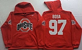 Ohio State Buckeyes #97 Joey Bosa Red Men's Pullover Stitched Hoodie,baseball caps,new era cap wholesale,wholesale hats