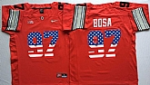 Ohio State Buckeyes #97 Joey Bosa Red USA Flag College Stitched Jersey,baseball caps,new era cap wholesale,wholesale hats