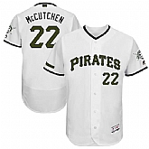 Pittsburgh Pirates #22 Andrew McCutchen White 2017 Memorial Day Flexbase Player Jersey JiaSu,baseball caps,new era cap wholesale,wholesale hats