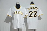 Pittsburgh Pirates #22 Andrew McCutchen White New Cool Base Stitched Jersey,baseball caps,new era cap wholesale,wholesale hats
