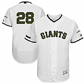 San Francisco Giants #28 Buster Posey White 2017 Memorial Day Flexbase Player Jersey JiaSu,baseball caps,new era cap wholesale,wholesale hats