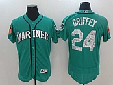 Seattle Mariners #24 Ken Griffey Green 2017 Spring Training Flexbase Collection Stitched Jersey,baseball caps,new era cap wholesale,wholesale hats