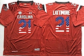 South Carolina Gamecocks #21 Marcus Lattimore Red USA Flag College Stitched Jersey,baseball caps,new era cap wholesale,wholesale hats