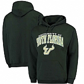 South Florida Bulls Green Campus Pullover Hoodie,baseball caps,new era cap wholesale,wholesale hats