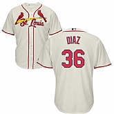 St. Louis Cardinals #36 Aledmys Diaz Cream New Cool Base Stitched Jersey,baseball caps,new era cap wholesale,wholesale hats